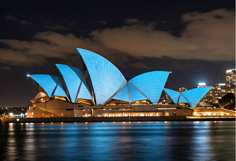 Sydney Opera House at night